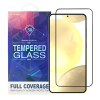 OEM Samsung Galaxy S24 Plus 5G (S24+ 5G) üvegfólia, tempered glass, előlapi, 5D, edzett, hajlított, fekete kerettel