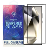 OEM Samsung Galaxy S24 Ultra 5G üvegfólia, tempered glass, előlapi, 5D, edzett, hajlított, fekete kerettel