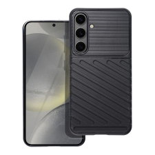OEM Samsung Galaxy S25 5G szilikon tok, hátlap tok, ütésálló, fekete, Thunder tok és táska