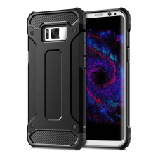 OEM Samsung Galaxy S8 hátlap tok, telefon tok, ütésálló, fekete, Armor tok és táska