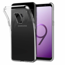 OEM Samsung Galaxy S9 Plus szilikon tok, hátlaptok, telefon tok, vékony, átlátszó, 1mm tok és táska