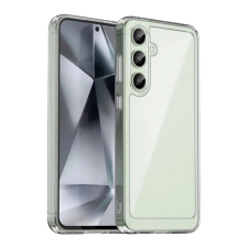 OEM Samsung S24 FE GIGAPACK Szilikon telefonvédő ütésállóság, átlátszó hátlap, ÁTLÁTSZÓ tok és táska