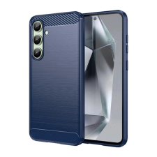 OEM Samsung S24 FE GIGAPACK Szilikon telefonvédő ütésállóság, karbon minta, SÖTÉTKÉK tok és táska