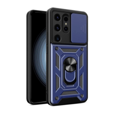 OEM Samsung S24 Ultra GIGAPACK Defender szilikon telefonvédő ütésállóság, kameravédő, SÖTÉTKÉK tok és táska