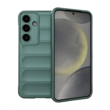 OEM Samsung S25 Plus GIGAPACK Szilikon telefonvédő ütésállóság, 3D, SÖTÉTZÖLD tok és táska