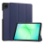 OEM Samsung Tab A11 WIFI GIGAPACK Tok álló. bőr hatású aktív FLIP. asztali tartó. SÖTÉTKÉK