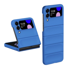 OEM Samsung Z Flip4 5G GIGAPACK műanyag telefonvédő ütésállóság, 3D, SÖTÉTKÉK tok és táska