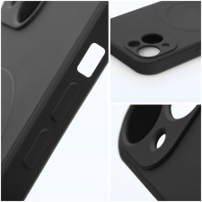 OEM SILICONE MAG COVER MagSafe-kompatibilis tok iPhone 17 Pro - fekete tok és táska