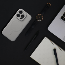 OEM SILICONE MAG COVER MagSafe-kompatibilis tok iPhone 17 Pro - titánszürke tok és táska