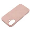 OEM SILICONE MAG COVER tok (nagy kamerakivágással)MagSafe-kompatibilis iPhone 16 Pro - rózsaszín