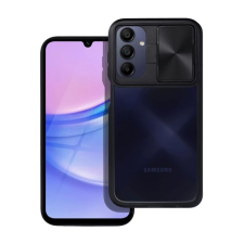 OEM Slider Samsung Galaxy A15 5G kameravédős szilikon tok fekete tok és táska