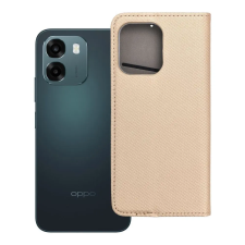 OEM Smart Case Flip tok OPPO A6 arany tok és táska
