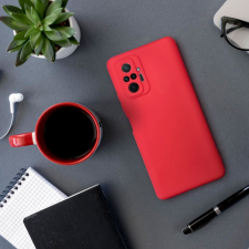 OEM SOFT tok Xiaomi Redmi Note 14 4G - piros tok és táska