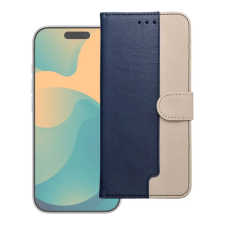 OEM Split Flip tok Samsung S26 tengerészkék-krém tok és táska