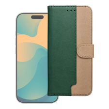 OEM Split Flip tok Xiaomi Redmi Note 15 Pro Plus 5G zöld-arany tok és táska