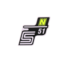 OEM Standard Felirat S51 N fólia / matrica neonsárga Simson S51 készülékhez egyéb motorkerékpár alkatrész