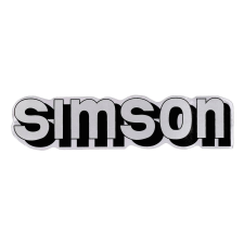 OEM Standard Írófólia / matrica tartály ezüst, fekete Simson S51-hez egyéb motorkerékpár alkatrész