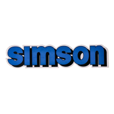 OEM Standard Írófólia / matrica tartály kék, fekete Simson S51-hez egyéb motorkerékpár alkatrész