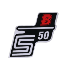 OEM Standard S50 B fólia / matrica piros Simson S50-hez egyéb motorkerékpár alkatrész