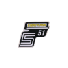 OEM Standard S51 elektronikai fólia / matrica sárga a Simson S51-hez
