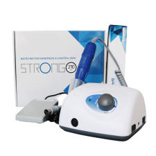 OEM Strong 210 teljes professzionális körömcsiszoló szett, csiszolófej szettel. műkörmös csiszológép