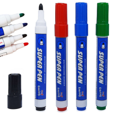 OEM Szárazon törölhető jelölők, tábla tollak 4db filctoll, marker