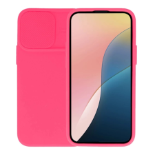 OEM Szilikon telefonvédő (matt. mikrofiber plüss belső. kameravédő) MAGENTA tok és táska