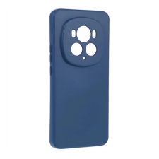OEM Szilikon telefonvédő (matt. mikrofiber plüss karcolásmentesítő belső. prémium) SÖTÉTKÉK tok és táska