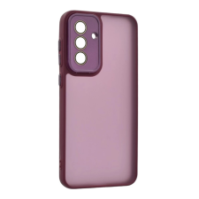 OEM Szilikon telefonvédő (ütésállóság. akril hátlap. kameravédő) LILA tok és táska