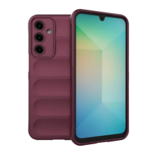 OEM Szilikon telefonvédő (ütésállóság. kameravédő. 3D) BORDÓ tok és táska