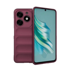 OEM Szilikon telefonvédő (ütésállóság. kameravédő. 3D) BORDÓ tok és táska