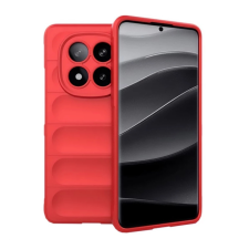 OEM Szilikon telefonvédő (ütésállóság. kameravédő. 3D) PIROS tok és táska