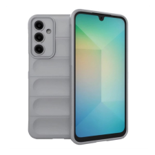 OEM Szilikon telefonvédő (ütésállóság. kameravédő. 3D) VILÁGOSSZÜRKE tok és táska