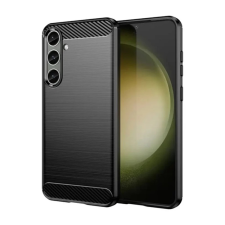 OEM Szilikon telefonvédő (ütésállóság. légpárnás sarok. karbon minta) FEKETE tok és táska