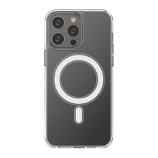 OEM Szilikon telefonvédő (ütésállóság. légpárnás sarok. MagSafe) ÁTLÁTSZÓ tok és táska