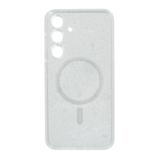OEM Szilikon telefonvédő (ütésállóság. légpárnás sarok. MagSafe. csillámporos) ÁTLÁTSZÓ tok és táska