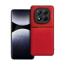 OEM Szilikon telefonvédő (ütésállóság. mágneses. bőr hatású hátlap. csíkos) PIROS tok és táska