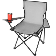 OEM Szürke horgászszék 80 x 44 x 80 cm horgászszék, ágy