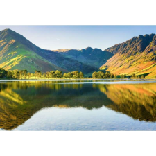 OEM Tablou vászon Great Mountains Reflection panoráma, 80x50cm, tabloucanvas953 grafika, keretezett kép