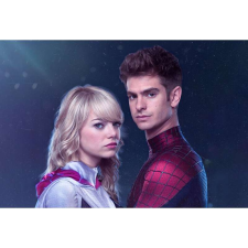 OEM Tablou vászon Gwen Stacy és Pókember, 80x50cm, tablou995 grafika, keretezett kép