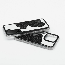 OEM TEDDY BEAR tok Samsung Galaxy S25 - fekete tok és táska