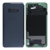 OEM tel-szalk-015822 Samsung Galaxy S10e fekete OEM akkufedél, hátlap, hátlapi kamera lencse