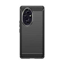 OEM Telefontok Honor 200 5G - Carbon Fiber - fekete szilikon hátlap tok tok és táska