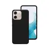 OEM Telefontok Honor 600 Lite 5G - fekete szilikon hátlap tok