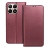 OEM Telefontok Xiaomi 15T 5G - Smart Magnetic burgundy szilikon keretes mágneses könyvtok