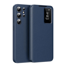 OEM Tok álló (aktív FLIP. oldalra nyíló. Smart View Cover) SÖTÉTKÉK tok és táska