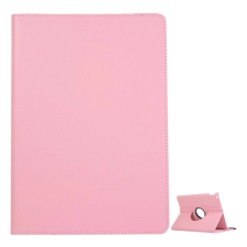 OEM Tok álló. bőr hatású (FLIP. asztali tartó. 360°) RÓZSASZÍN tok és táska