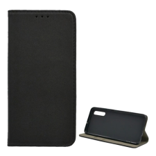 OEM Tok álló. bőr hatású (FLIP. oldalra nyíló. asztali tartó) FEKETE tok és táska