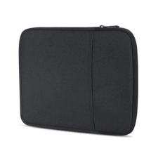 OEM Tok fekvő. szövet (univerzális. ütésálló belső réteg. cipzáras. cseppálló. 11" méret) FEKETE tok és táska