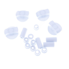 OEM Univerzális gombkészlet sütőkhöz, tűzhelyekhez (fehér) beépíthető gépek kiegészítői